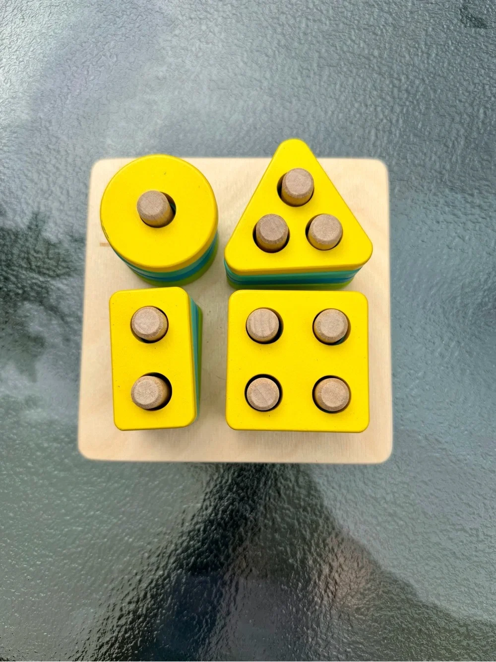 Lovevery Wooden Shape Stacker | Complete